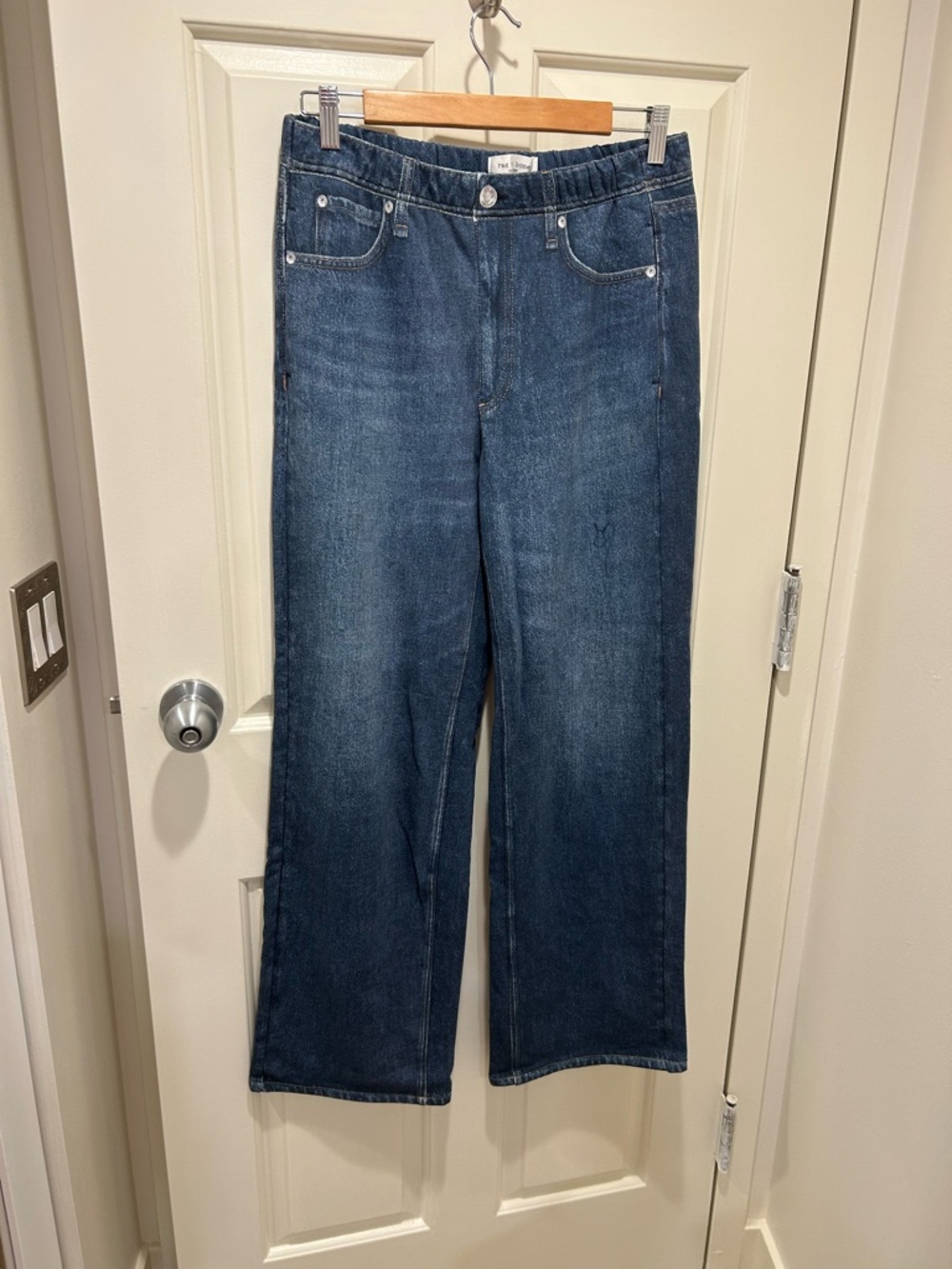 rag & bone Dark Blue wide leg Jeans
